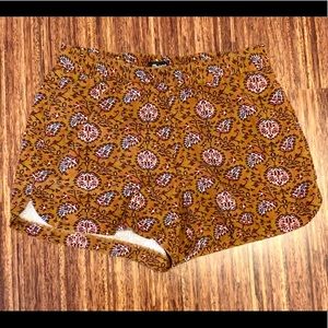 Madewell elastic waist shorts w/ pockets small EUC